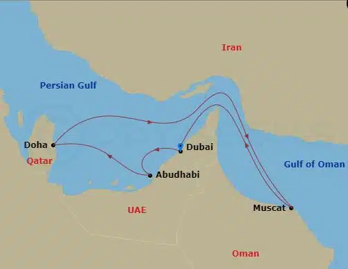 arabian gulf cruise msc